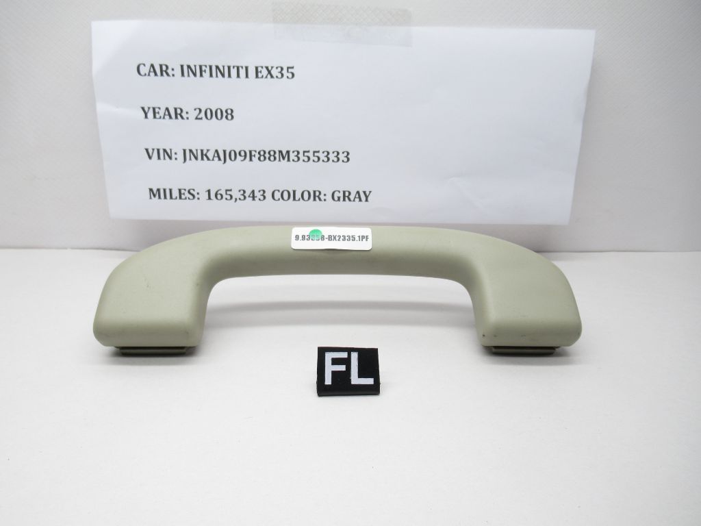 2008-2012 INFINITI EX35 Front Left  Side Roof Grab Handle OEM