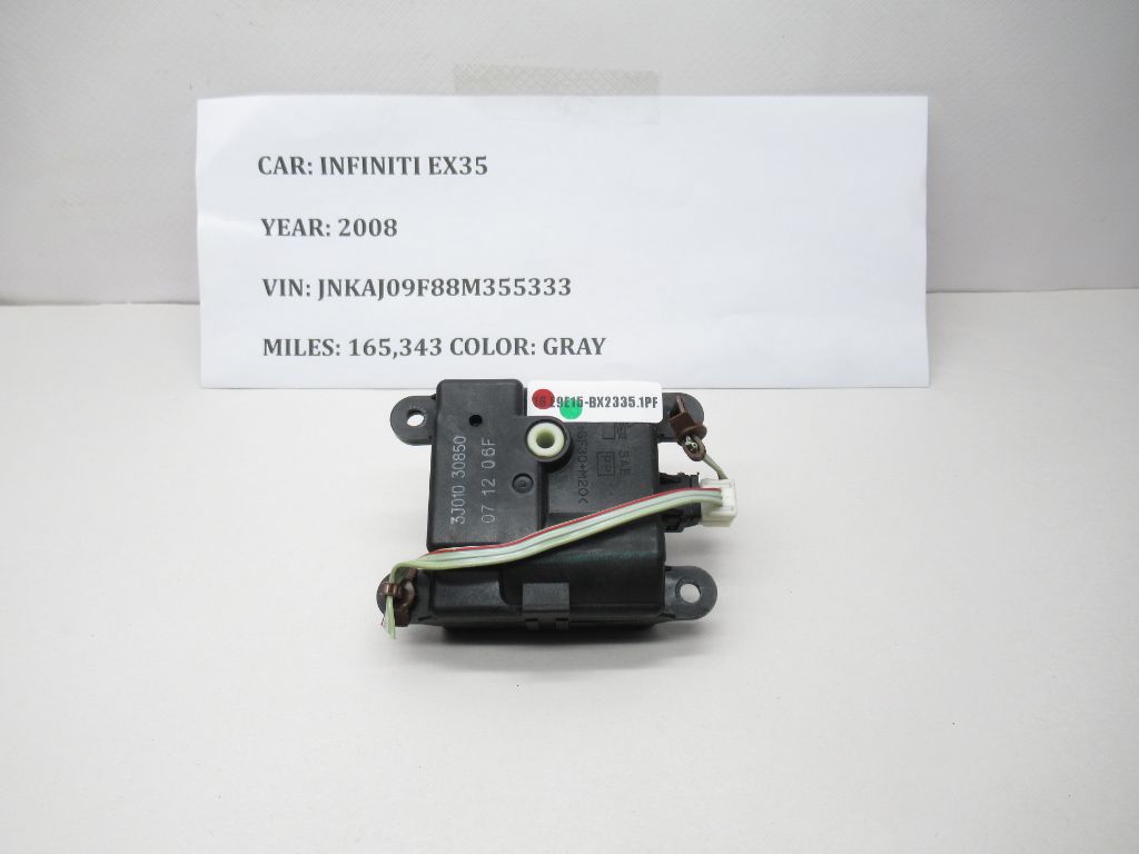 08-12 Infiniti EX35 AC Heater Blend Flap Vent Door Motor Actuator 3J01030850 OEM