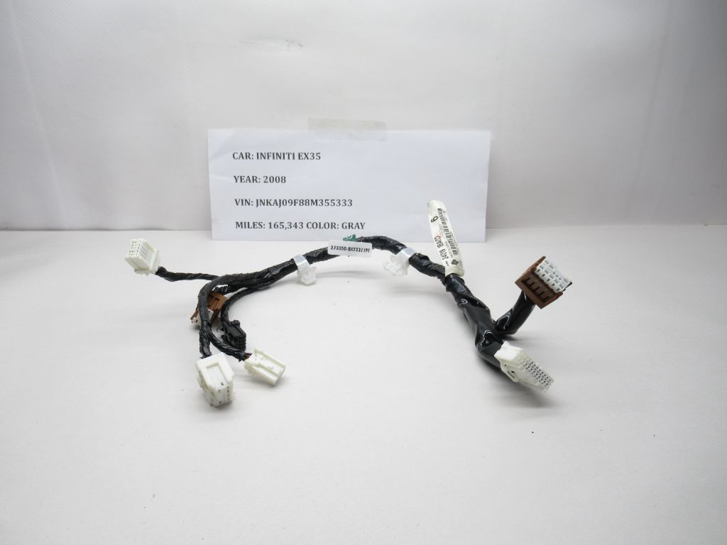 08-10 Infiniti EX35 Front Center Heat Seat Switch Wire Harness 240191BA0D OEM