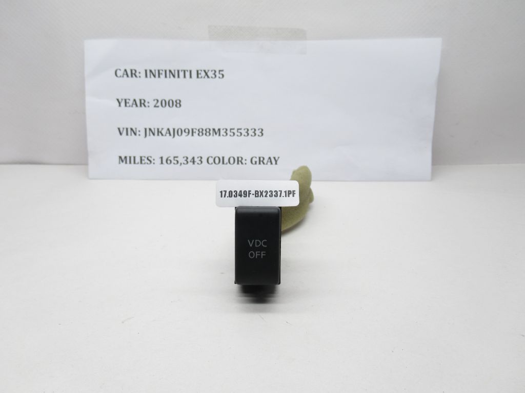 08-10 Infiniti EX35 VDC OFF Switch Button 25145WL000 OEM