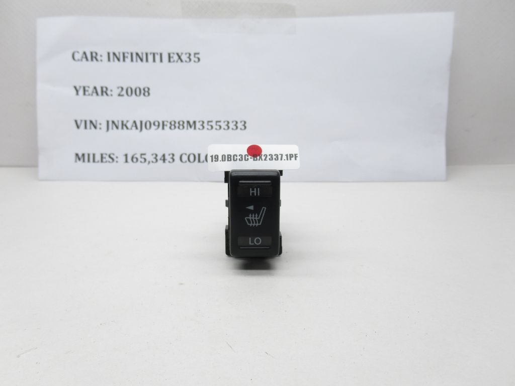 08-10 Infiniti EX35 Seat Heat Control Switch 255003TA1A OEM