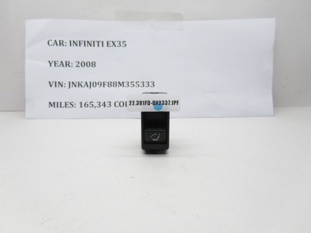 08-10 Infiniti EX35 Rear Left Seat Power Folding Switch 255001AA1B OEM