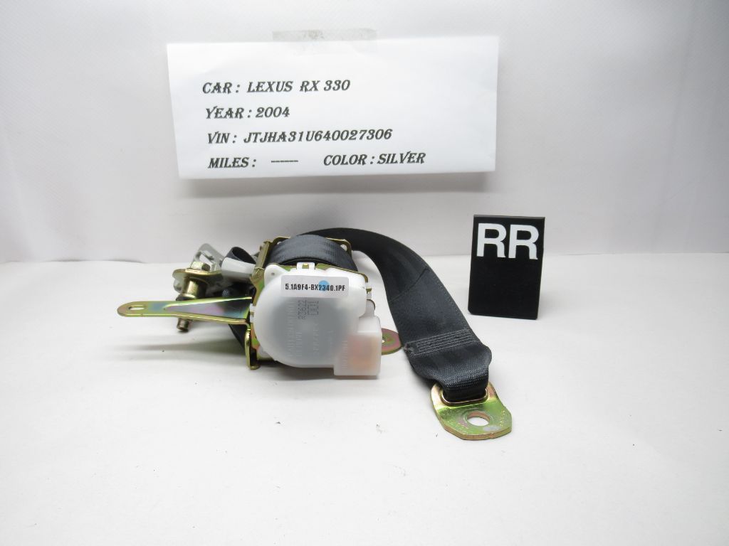 2004-2006 Lexus RX330  Right Rear Side Seatbelt Retractor 7K7300 OEM