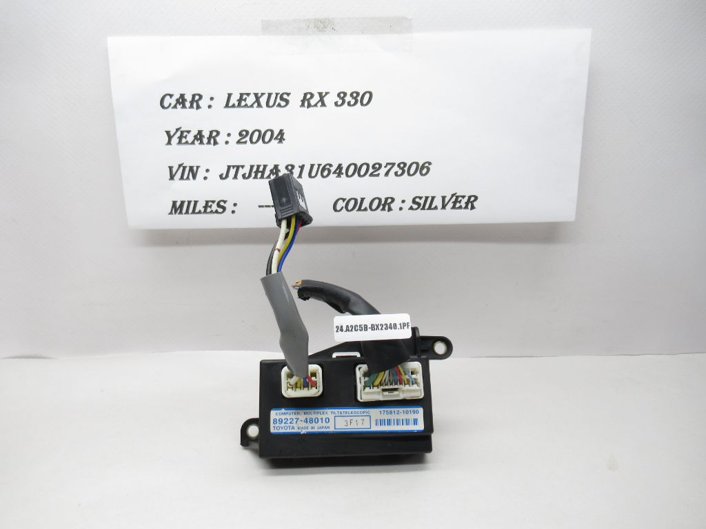 2004-2006 Lexus RX330 Steering Telescopic Control Module 89227-48010 OEM