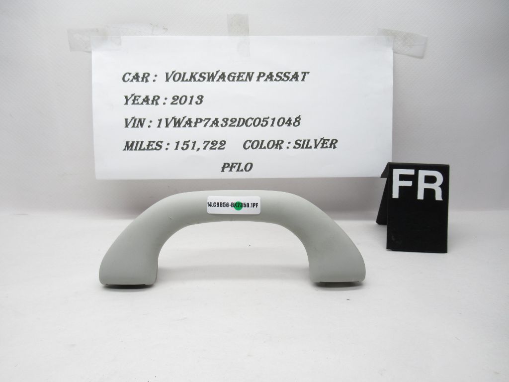 12-18 Volkswagen Passat FR Overhead Interior Roof Grab Handle 561857607 OEM