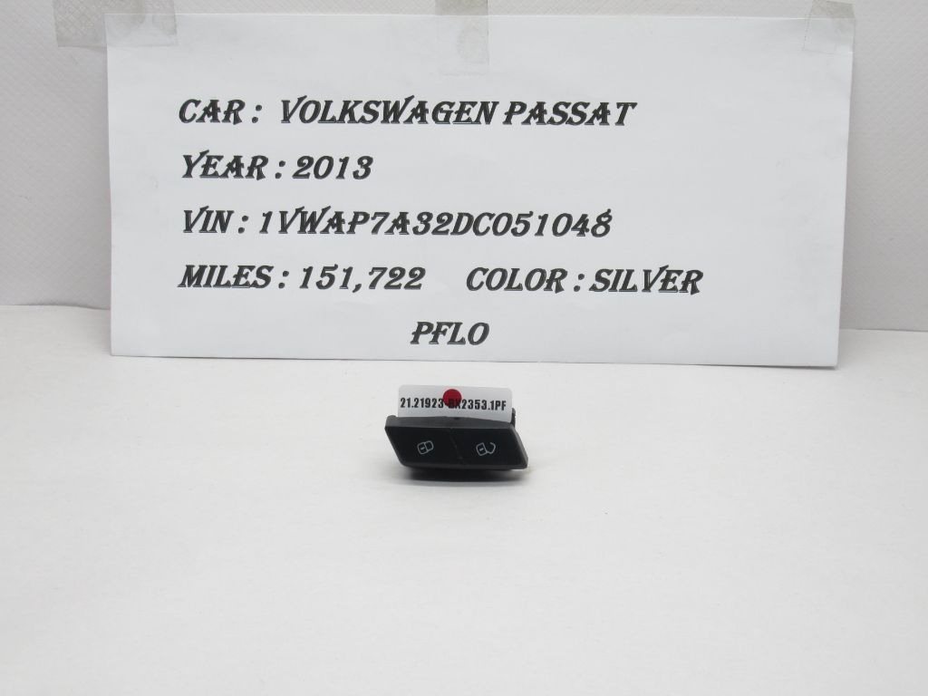 13-15 VW Passat Front Left Driver Door Lock Switch 561962125A OEM