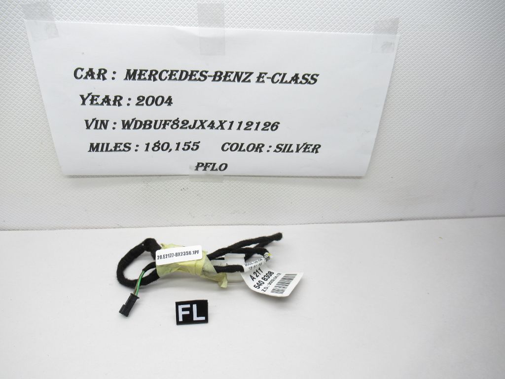 03-06 Mercedes Benz E500 Front Left Door Tweeter Wire Harness A2115408308 OEM