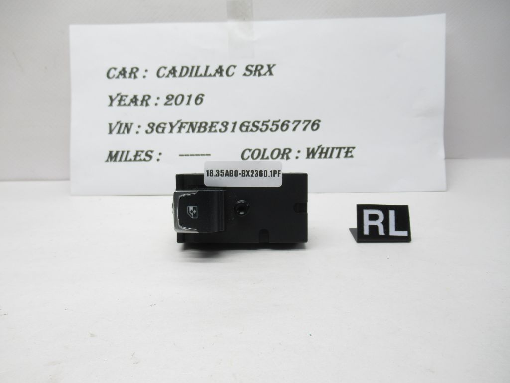 2014-2016 Cadillac SRX Rear Left Window Switch 22931983 OEM