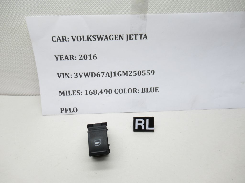 2016-2018 Volkswagen Jetta Rear Left Window Switch 5K0959855 OEM