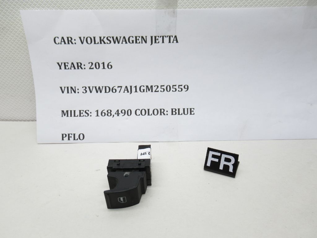 2016-2018 Volkswagen Jetta Front Right Window Switch 5K0959855 OEM