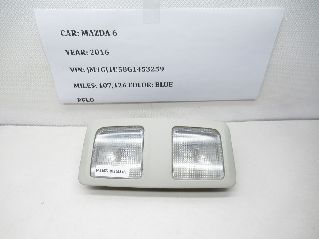 2014-2021 Mazda 6 Rear Interior Roof Headliner Dome Light Lamp KD455131075 OEM