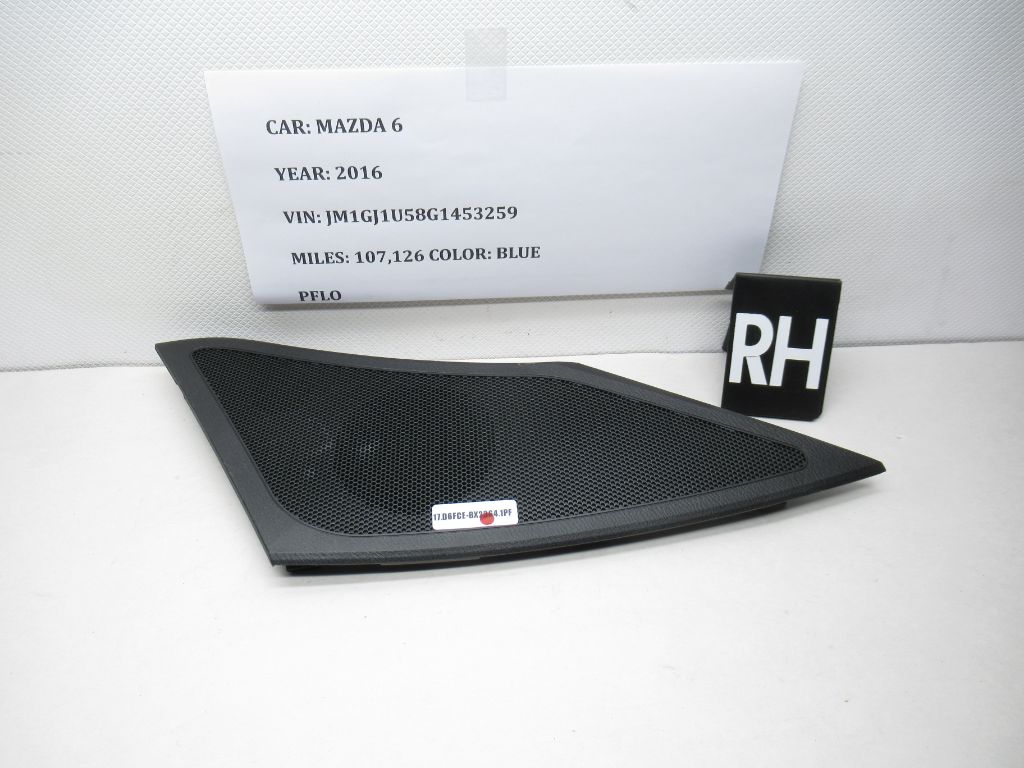 2014-2021 Mazda 6 RH Side Speaker Cover GML8-60811 OEM