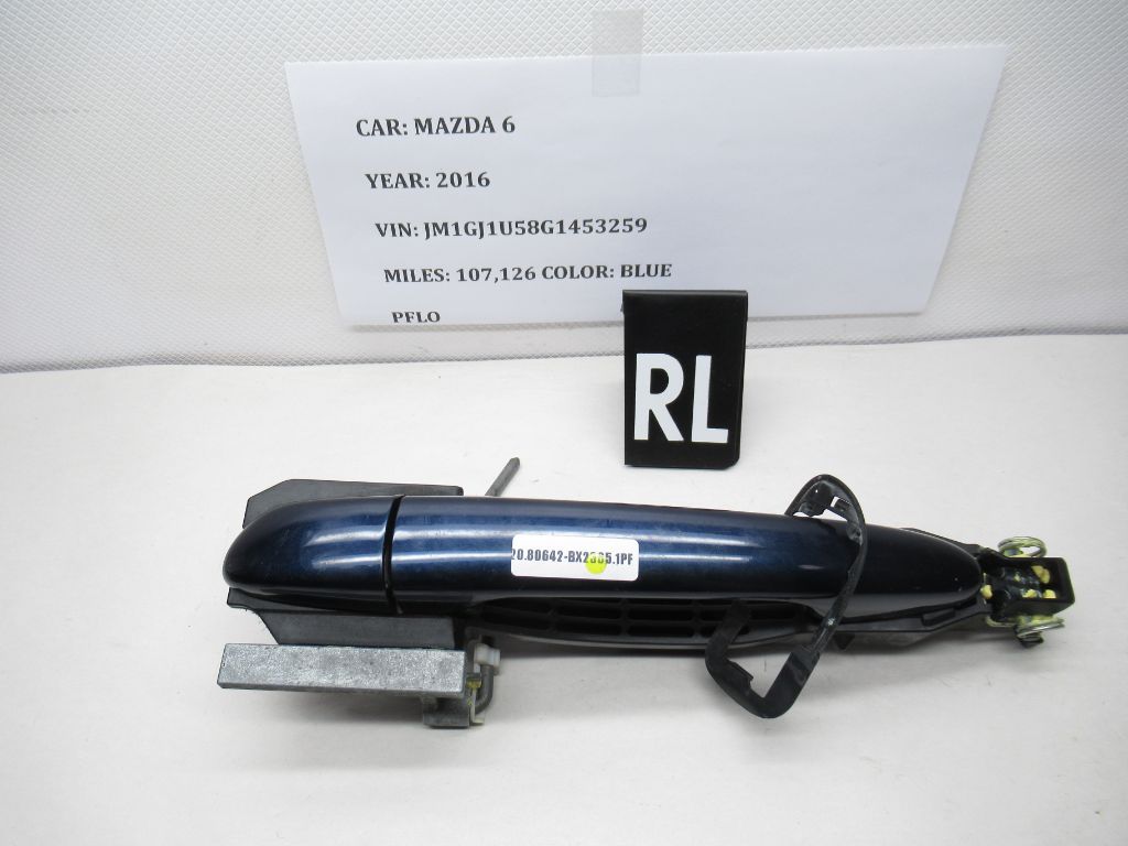 2014 - 2016 MAZDA 6 Rear Left Exterior Door Handle GHP97342XB OEM