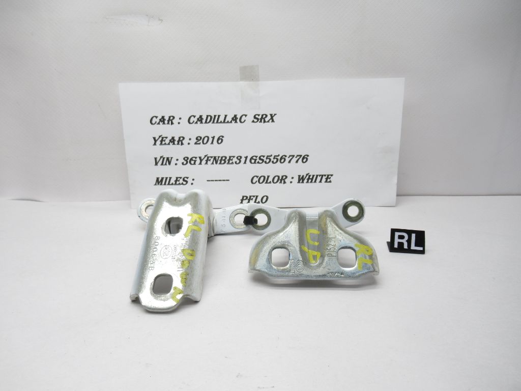 2010-2016 CADILLAC SRX Rear Left Upper & Lower Door Hinge Set 80063B OEM