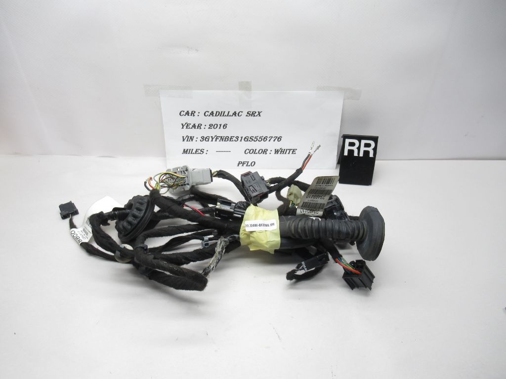 2010-2016 CADILLAC SRX Rear Right Door Wiring Harness 23469410 OEM