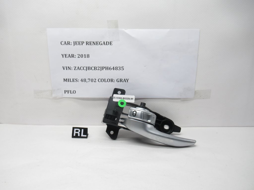 18-23 Jeep Renegade Rear Left Door Interior Handle 6EW90SLUAA OEM