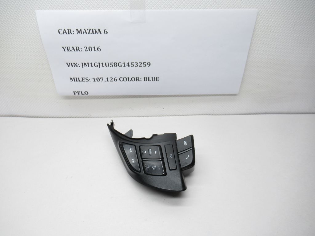 2014-2016 Mazda 6 Steering Wheel Left Side Audio Switch 75J303 OEM