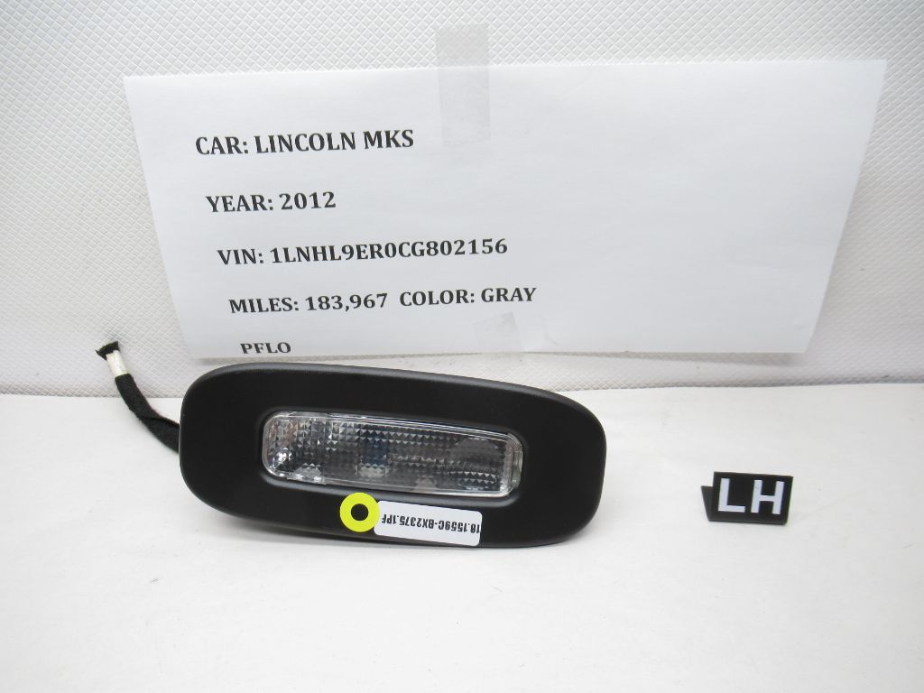 09-12 Lincoln MKS Front Left Overhead Dome Light Lamp 8A5313A701A OEM