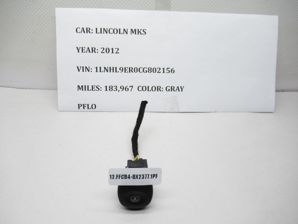 10-12 Lincoln MKS Sunroof Adjustment Switch Button 14b512 OEM