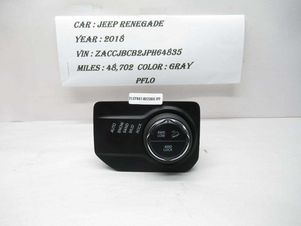 2015-2023 Jeep Renegade Gear Select Terrain Switch 735604038 OEM