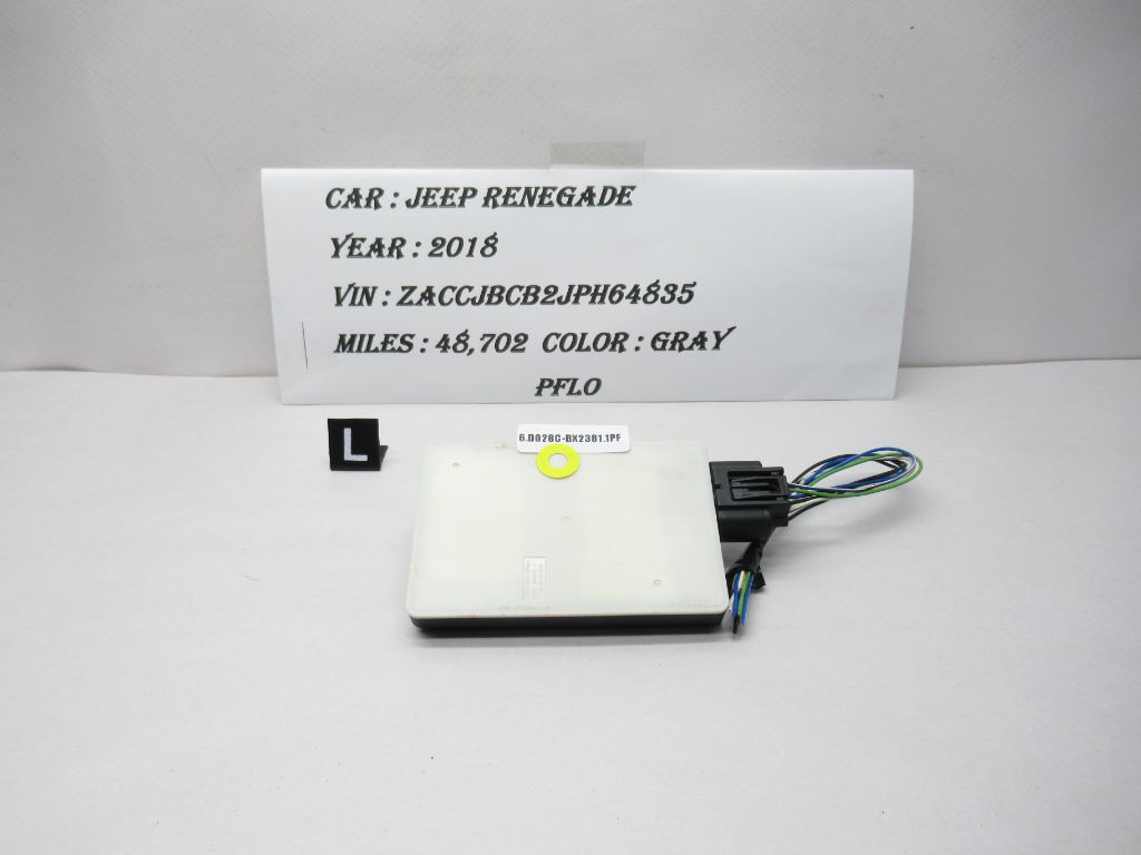 2016 - 2018 Jeep Renegade Park Assist Radar Sensor Left 52049444 OEM