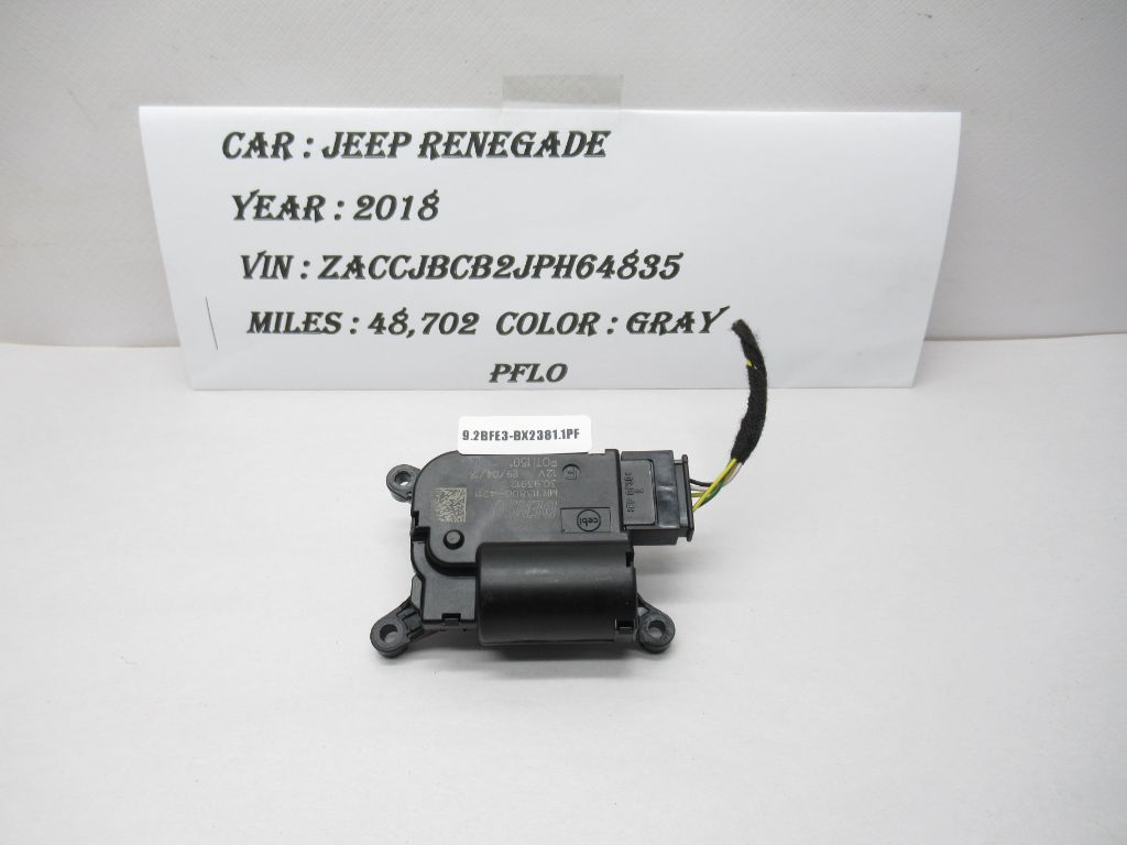 2016-2018 JEEP RENEGADE A/C Heater Flap Door Actuator 113800-4211 OEM