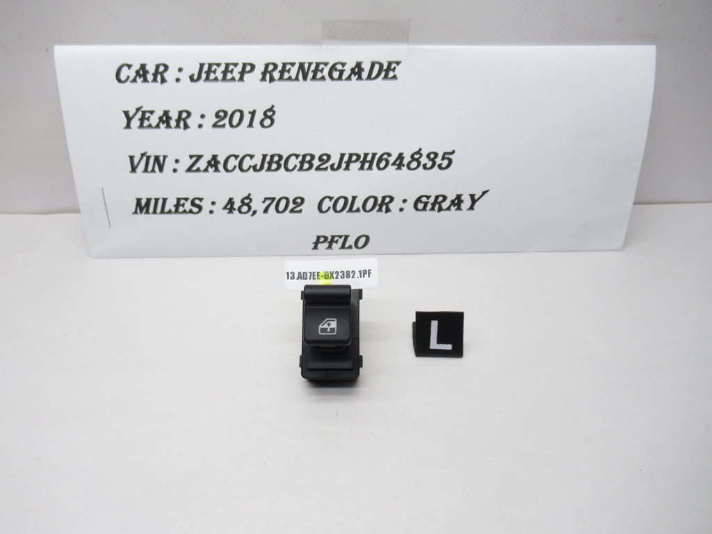 2015-2023 Jeep Renegade Rear Left  Power Window Control Switch  30170844 OEM