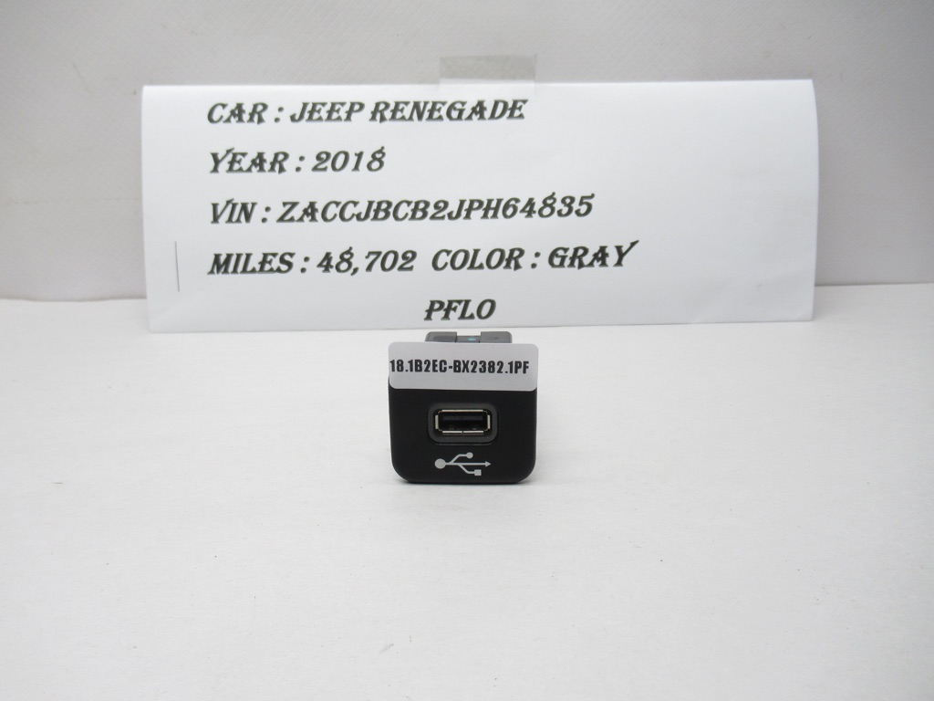 2015 - 2023  Jeep Renegade USB Charging Port 735600659 OEM