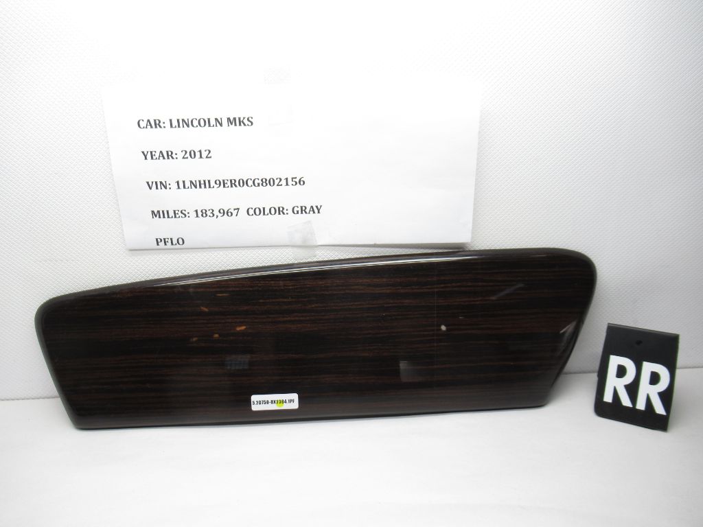 2009-2012 Lincoln MKS Right Door Panel Insert Wood Trim 8A5Z-54221A18-GA OEM