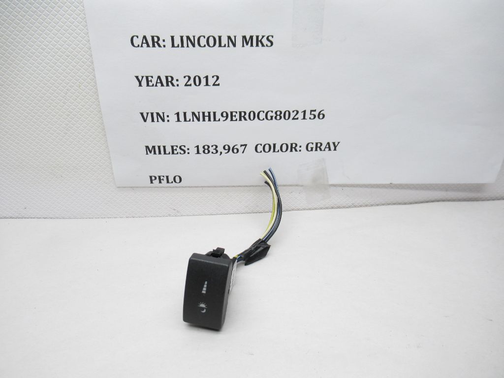 09-12 Lincoln MKS Ambient Light Control Switch AA5T13D806ABW OEM