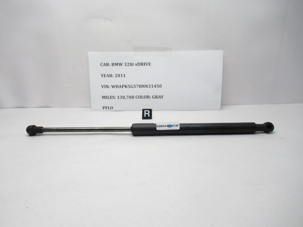 09-11 BMW 328i xDrive Right Side Hood Lift Gas Strut Shock Support 7129190 OEM