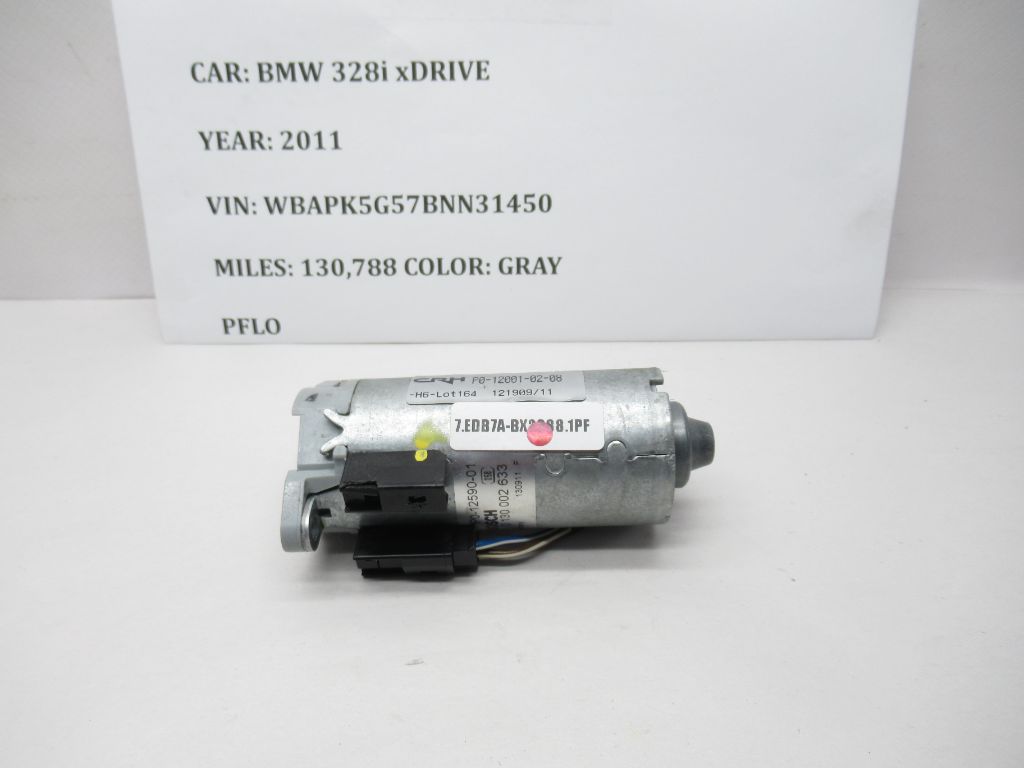 09-11 BMW 328i xDrive Right Front  Seat Adjust Drive Motor 0 130 002 633 OEM