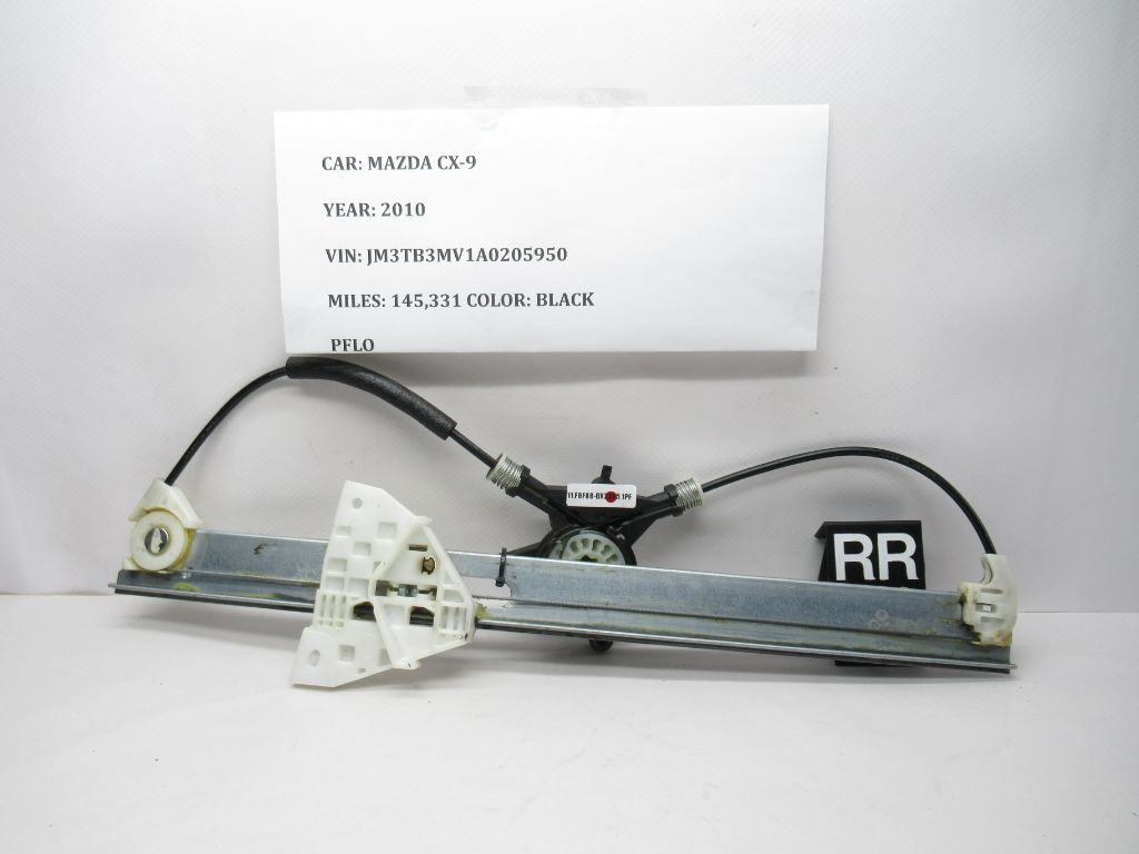 2007-2015 Mazda CX-9 Rear Right Window Regulator TD1172590A OEM