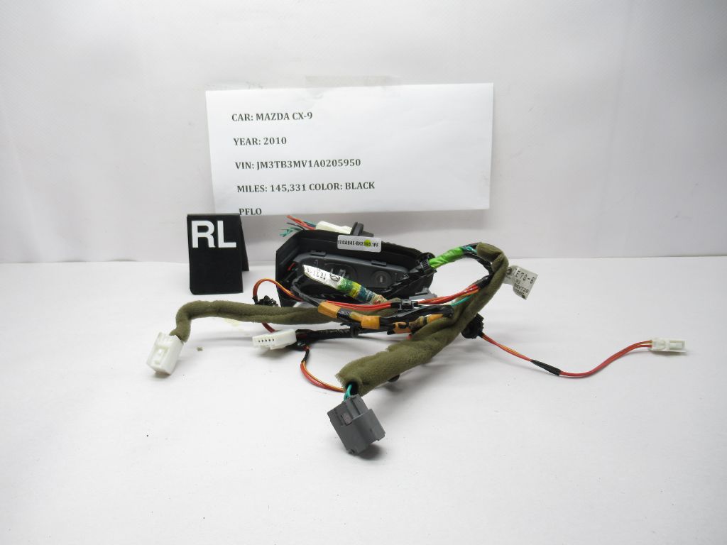 2007-2015 Mazda CX-9 Rear Left Door Wire Wiring Harness Cable TE7067220A OEM