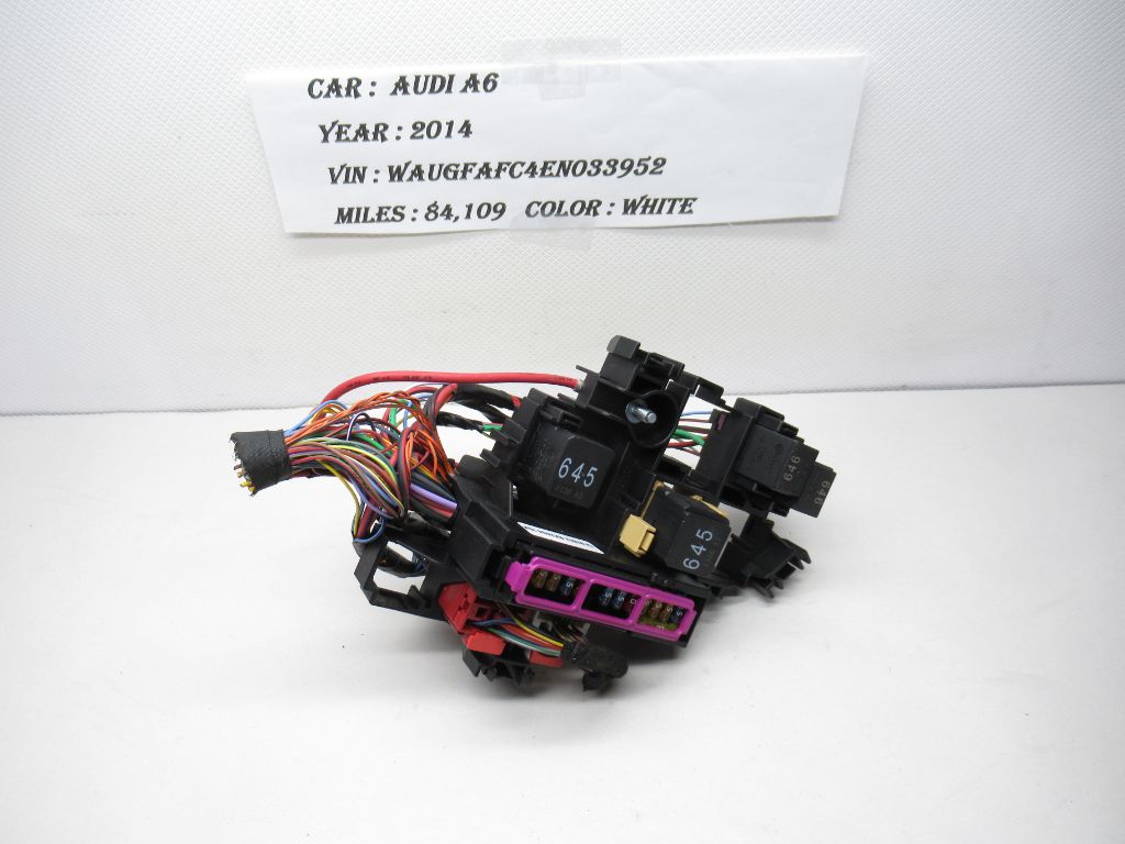 2012-2018 AUDI A6 S6 RS7 S7 Wire Fuse Assy 4G1937503B OEM