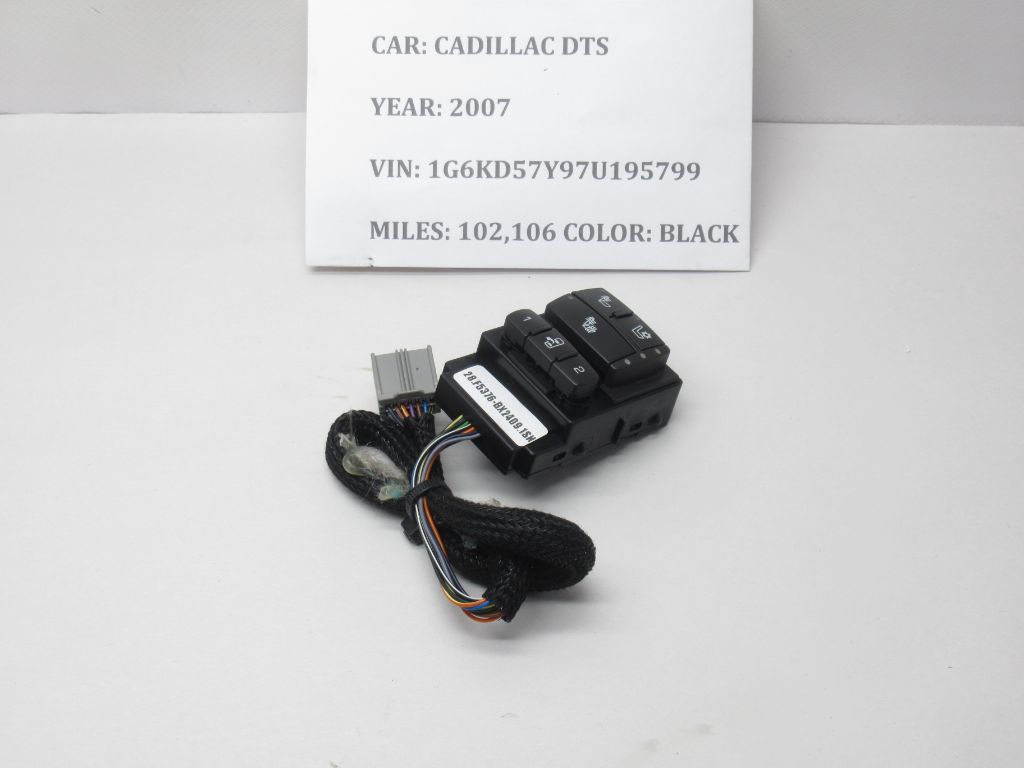 2006-2011 CADILLAC DTS Front Left Side Heated Cooled Seat Switch 15776581 OEM