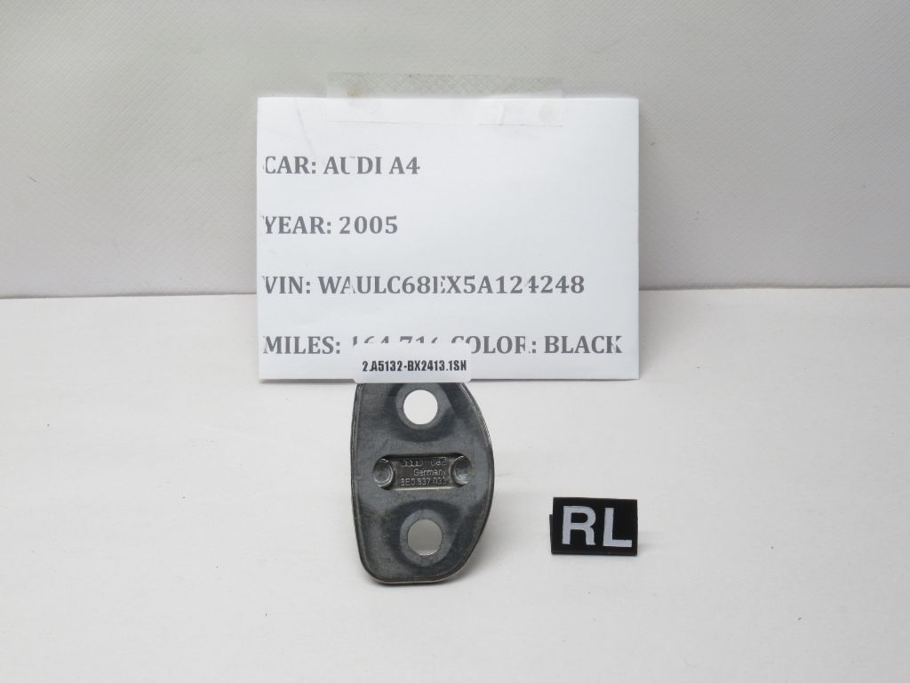 2003-2005 Audi A4 Rear Left Door Striker Plate Latch 8E0837033 OEM