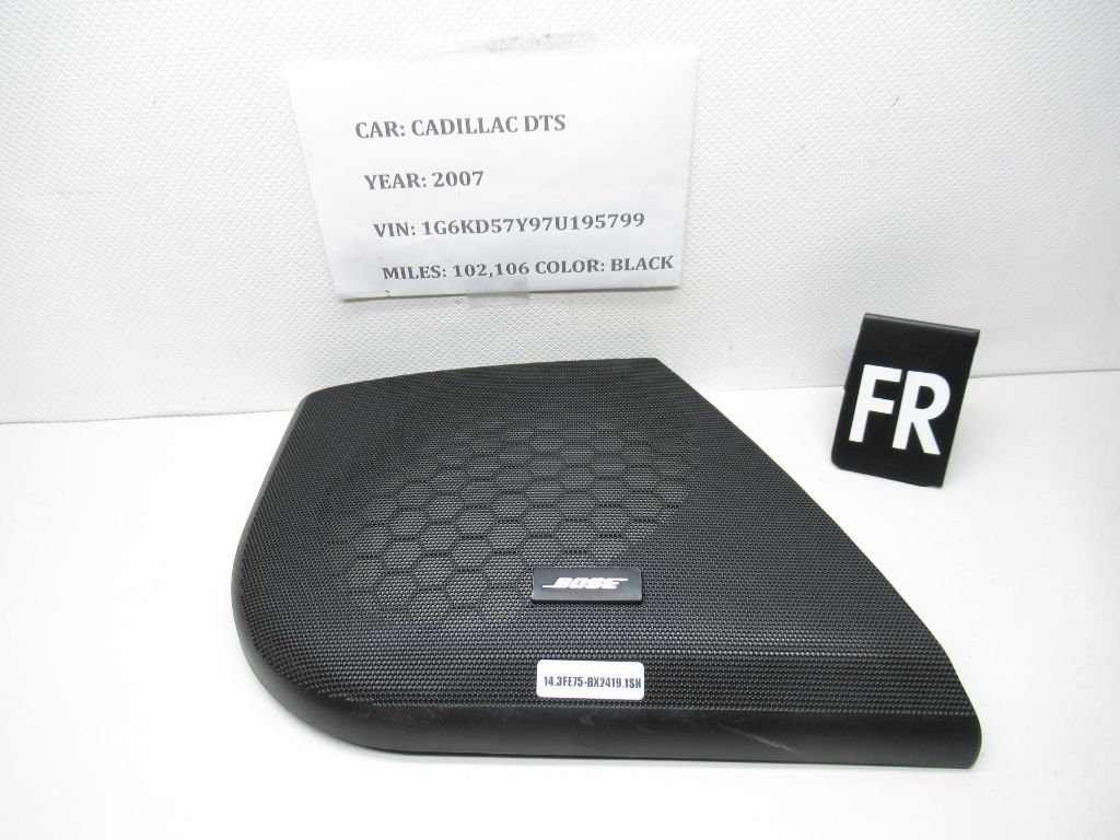 2006- 2011 Cadillac DTS  Front Right Door  Speaker Grille Cover L0040418 OEM