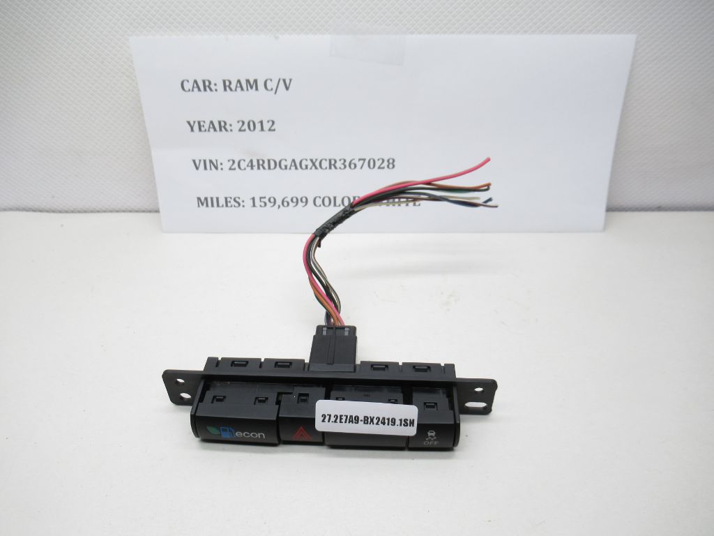 2011-2015 Ram C/V Econ Traction Hazard Switch Control 68110972AA OEM