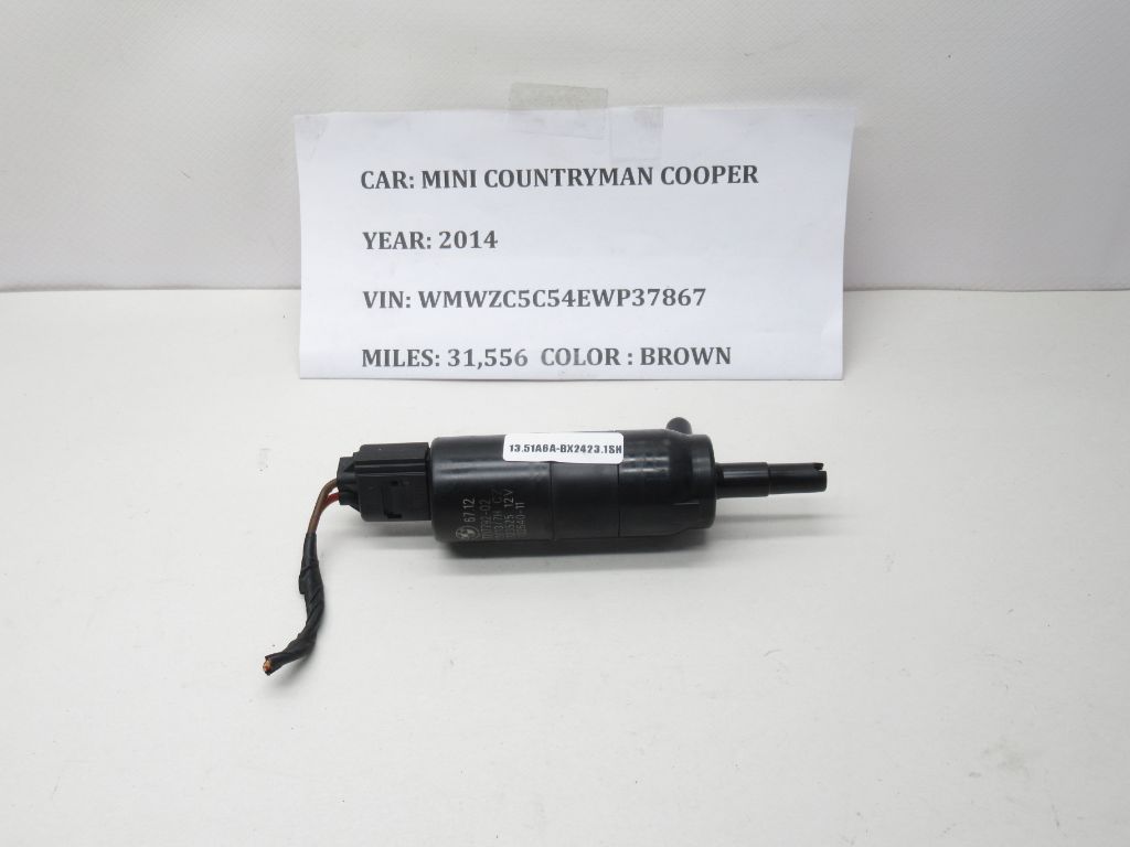 14 - 16 Mini Cooper Countryman Windshield Wiper Reservoir Pump 7217792-02 OEM