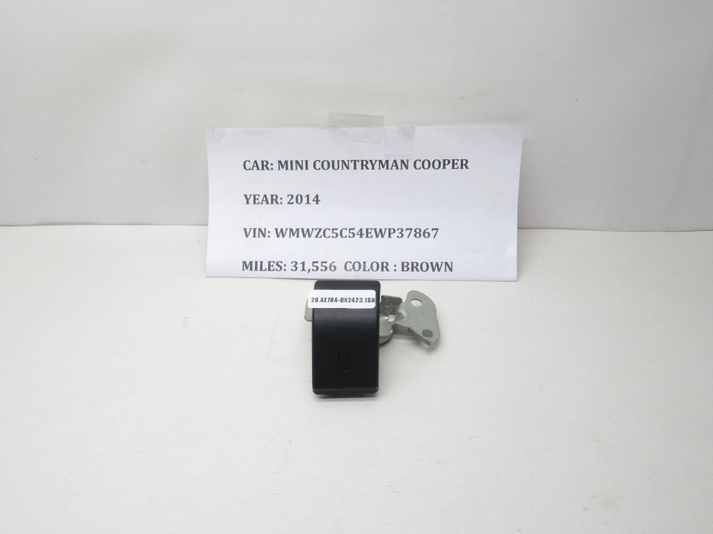 14 - 16 Mini Cooper Countryman Interior Hood Release Handle 51237149591 OEM