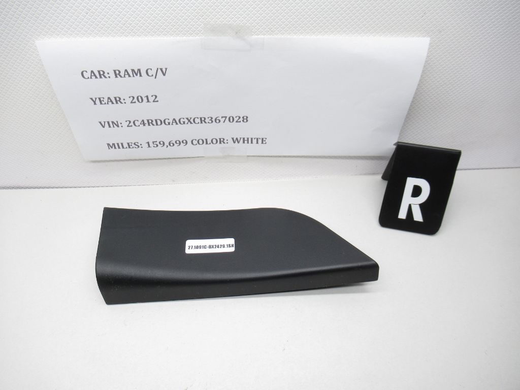 2012-2015 Ram C/V Front Right Door Mirror Bracket Cover 1TS94DX9AB OEM