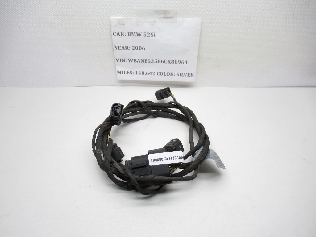 2004-2010 Bmw 5 Series Rear Bumper Parking Sensor Wiring Harness 6928366 OEM