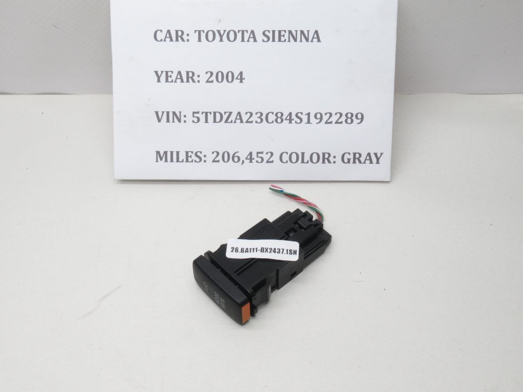 2004 - 2010 TOYOTA SIENNA Door Slide Door Control Switch Button 156936 OEM