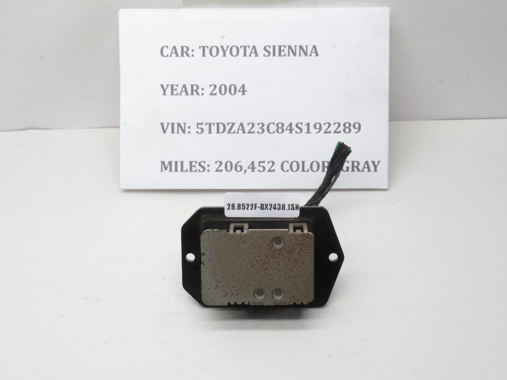 2004-2010 Toyota Sienna Blower Motor Speed Control Resistor PF-Z10 OEM