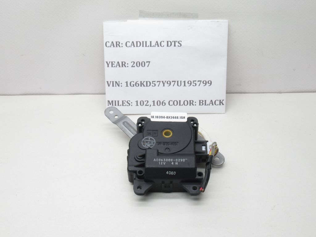 2006-2011 Cadillac DTS Heat Air Fan Blower Motor Actuator AW063800-0290 OEM