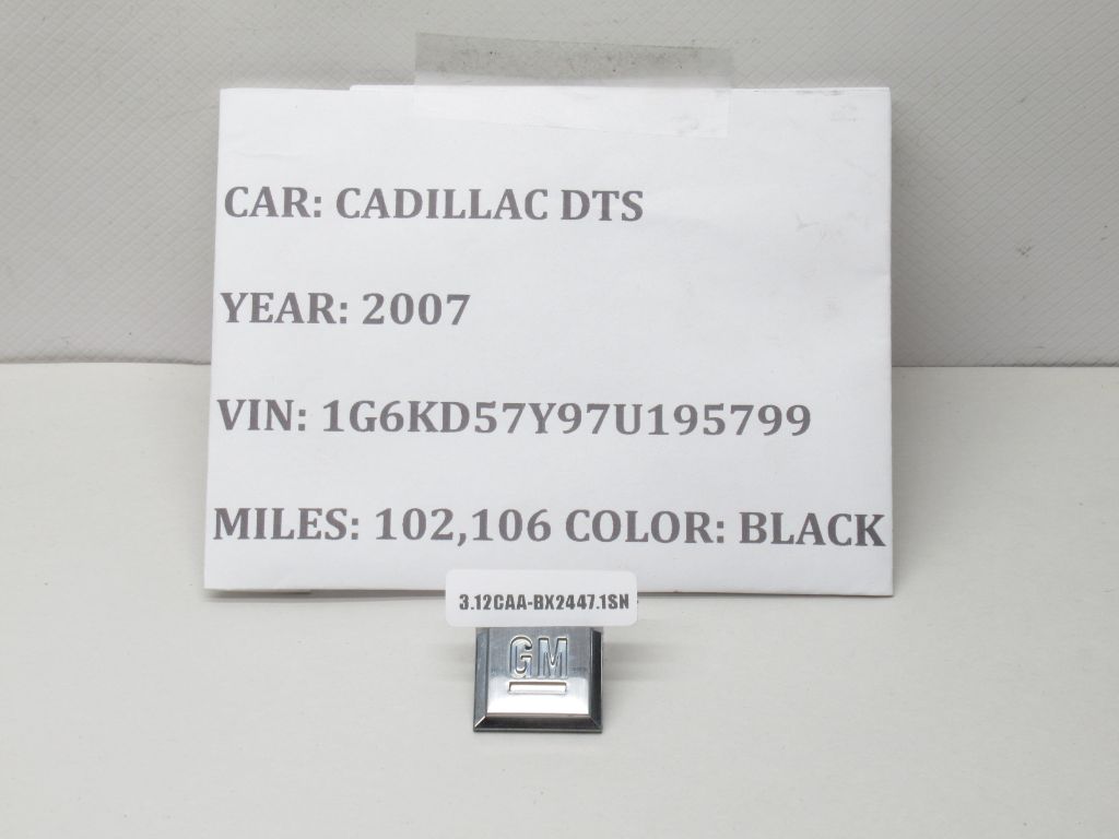 2004-2017 Cadillac DTS Emblem Logo Letters Badge 15223484 OEM