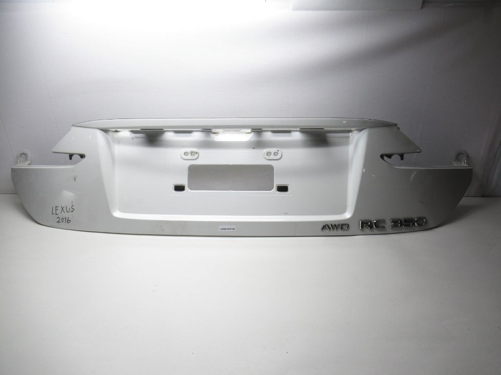2015-2018 Lexus RC350 Trunk Deck Lid Finish License Molding 76801-24050 OEM