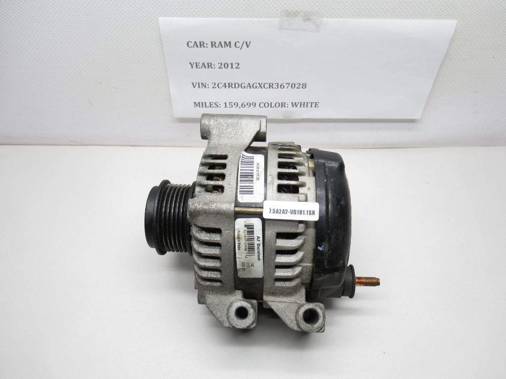 2011-2016 Ram C/V Alternator AZ11570 OEM