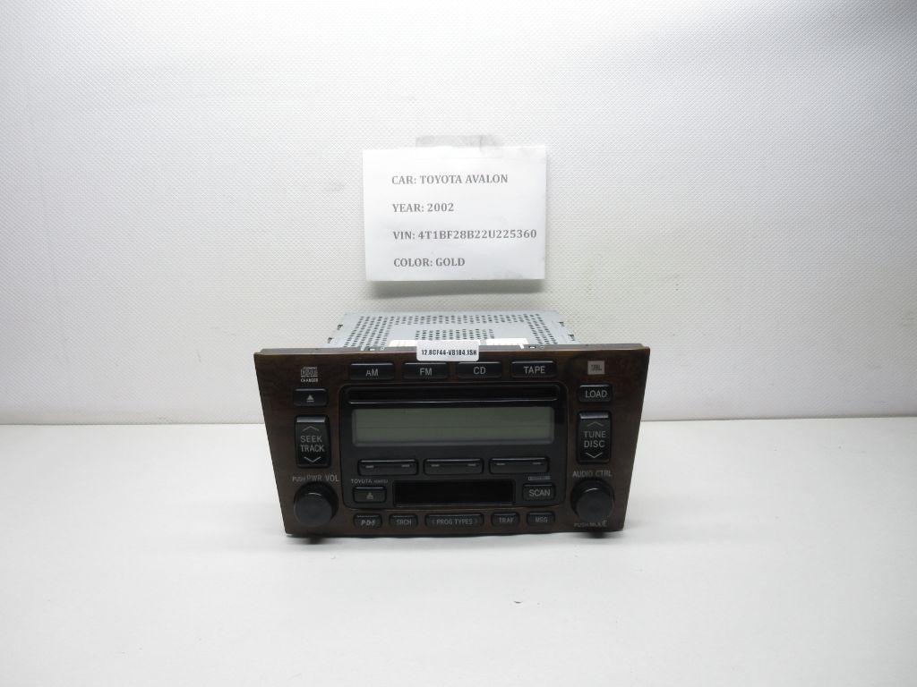 2000-2004 Toyota Avalon JBL RDS Radio 6 Disc Changer Receiver 09350209 OEM